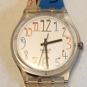 Super rare rainy day Swatch watch